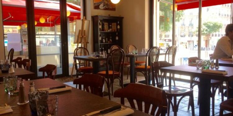 Bistrot Leone (fermé), restaurant, Une vue de la salle de restauration
