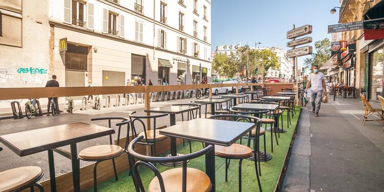 Au Café de Paris, bar, Terrasse