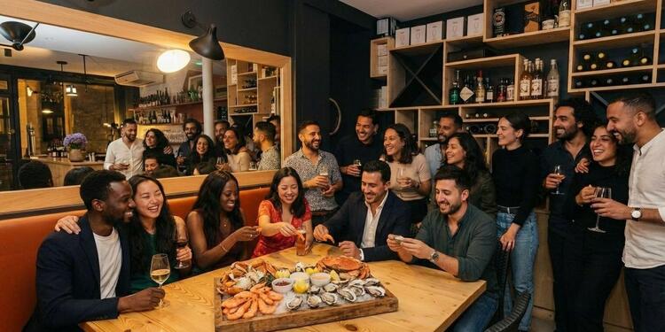 Huîtres Et Saumons De Passy, bar