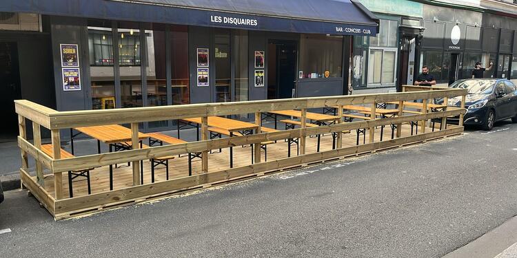 Les Disquaires, bar