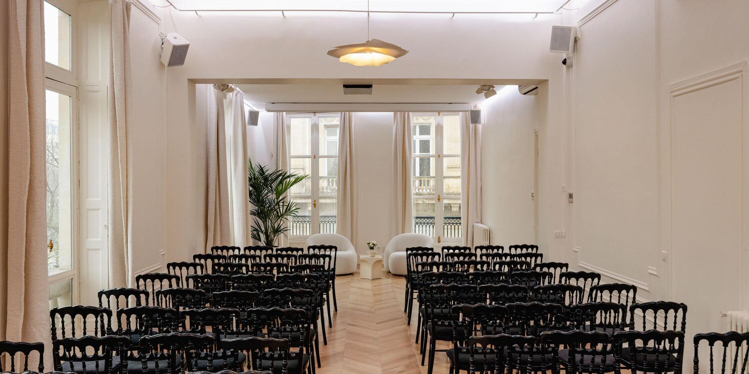 Le Pavillon Presbourg et Etoile, rental_room, Format théâtre - Pavillon Presbourg