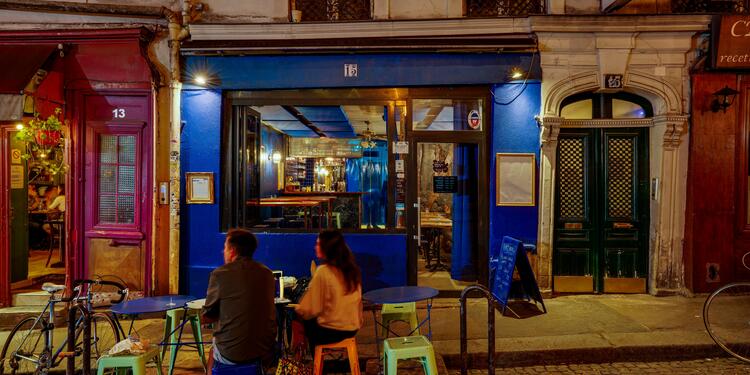 Bar Bleu (ex : Le Benelum), bar