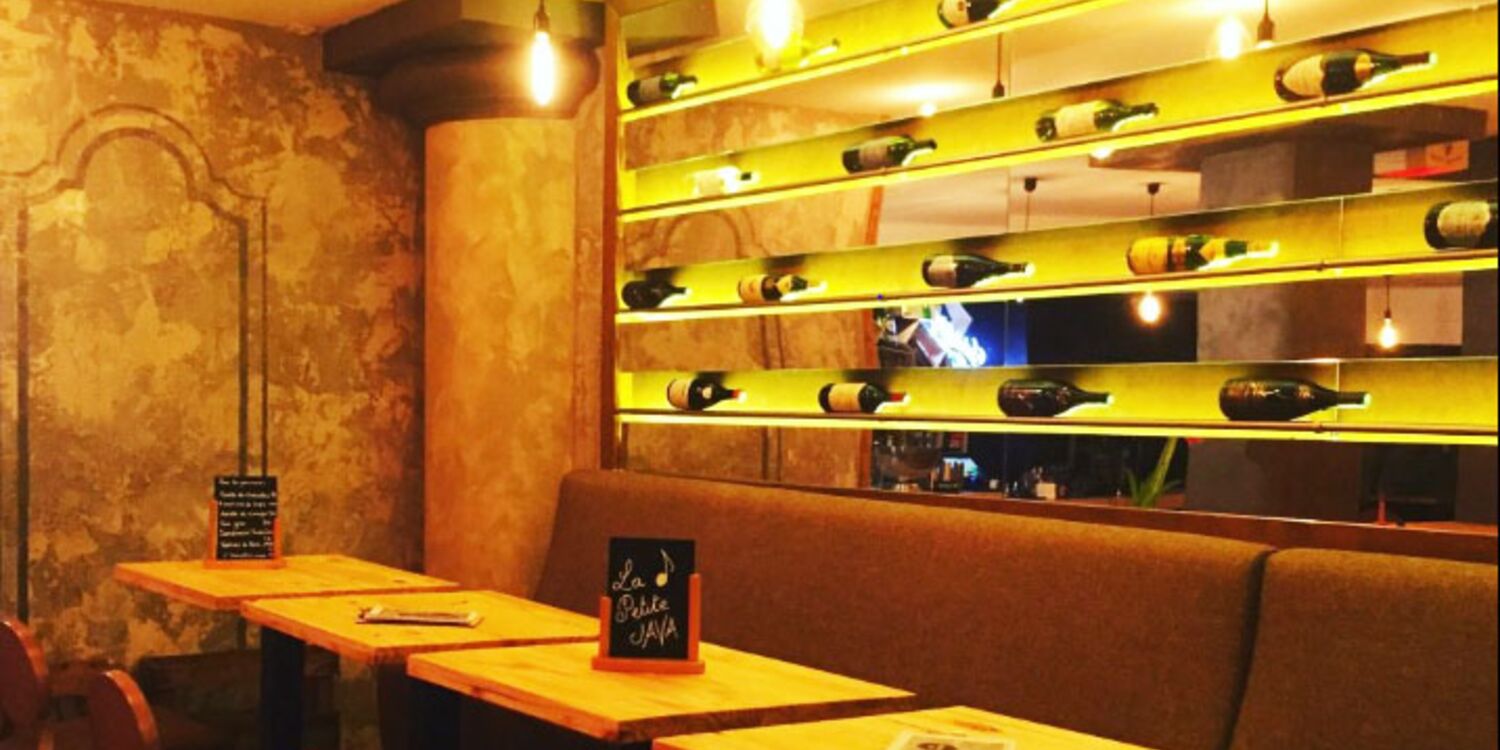 La Petite Java (Fermé), bar, le comptoir du bar