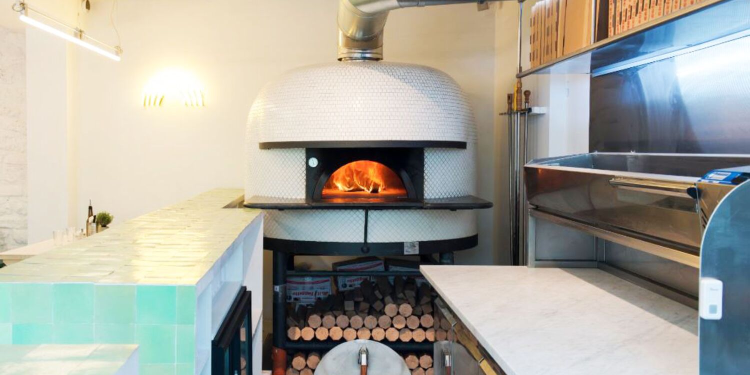 Bricktop Pizza, restaurant, le comptoir du restaurant