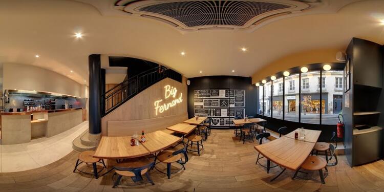 Big Fernand Nantes (fermé), restaurant, Une vue à l'intérieur du restaurant