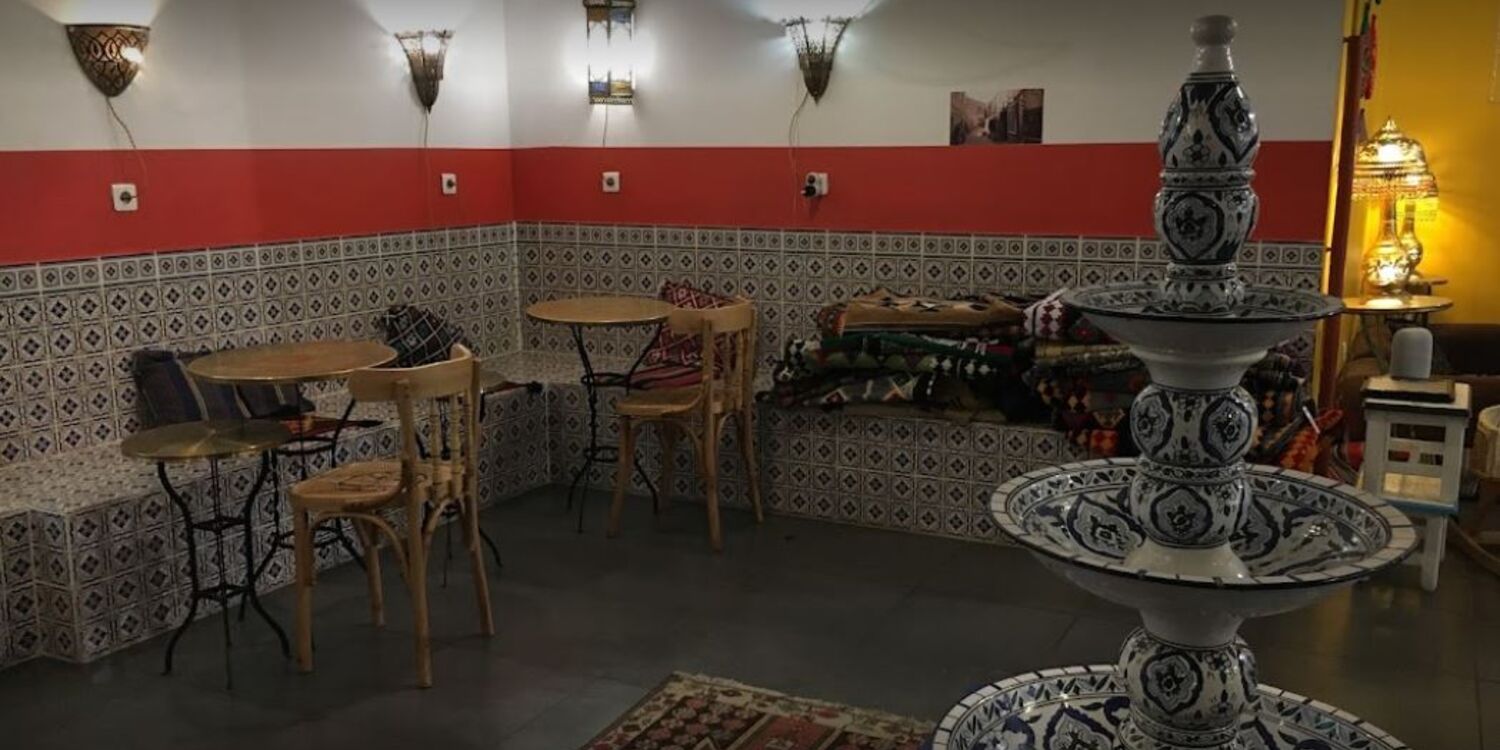 Souk de nour d'égypte (fermé), restaurant, Une vue à l'intérieur du restaurant