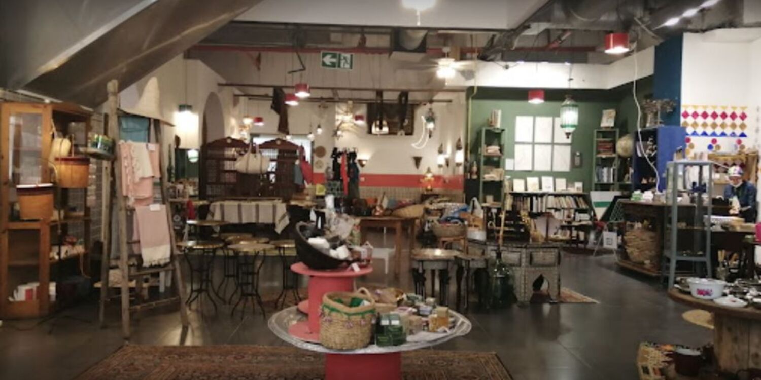 Souk de nour d'égypte (fermé), restaurant, Une vue à l'intérieur du restaurant