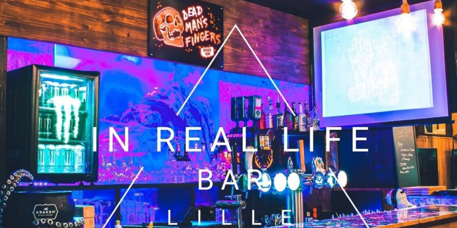 In Real Life Lille (Fermé), bar, le comptoir du bar