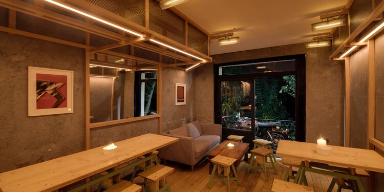 L'Hydropathe, bar