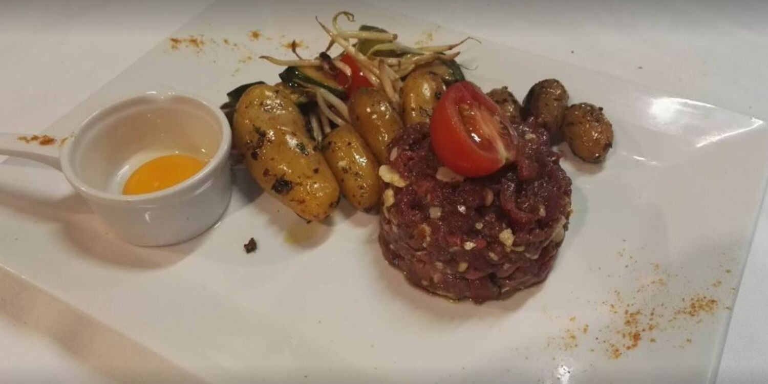 Les Terrasses de l'île barbe, restaurant, Plats