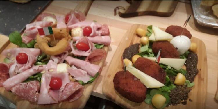 La Piazzetta, restaurant, Plats