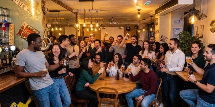 Les Deux Parisiens, bar