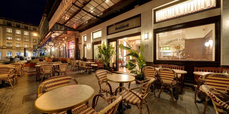 Brasserie Boemvol, restaurant
