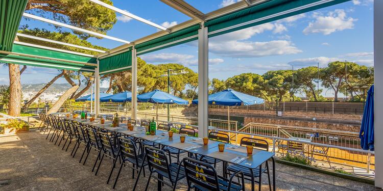 Terrassa Pompeia, restaurant