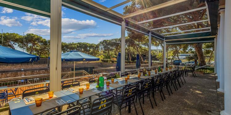 Terrassa Pompeia, restaurant