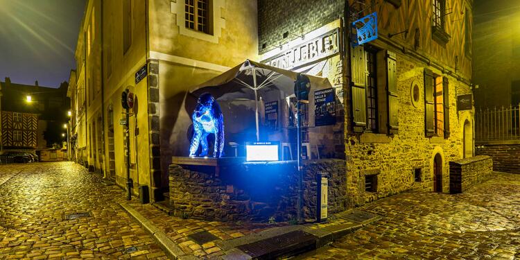 Le Gorille Bleu, restaurant