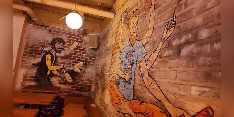 Les Trois Maladroits, bar