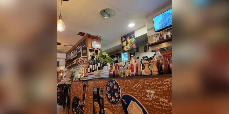 The blue, restaurant