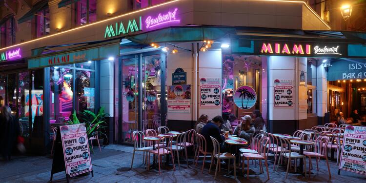 Miami Boulevard, bar