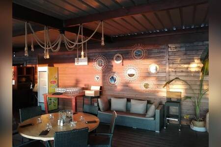 Temple beach, Restaurant Saint-Cyprien Plage de Saint-Cyprien #0