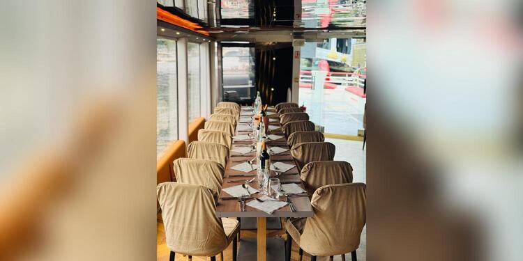 Eiffel Croisières - Péniche Ivoire - Croisière bistronomique, restaurant