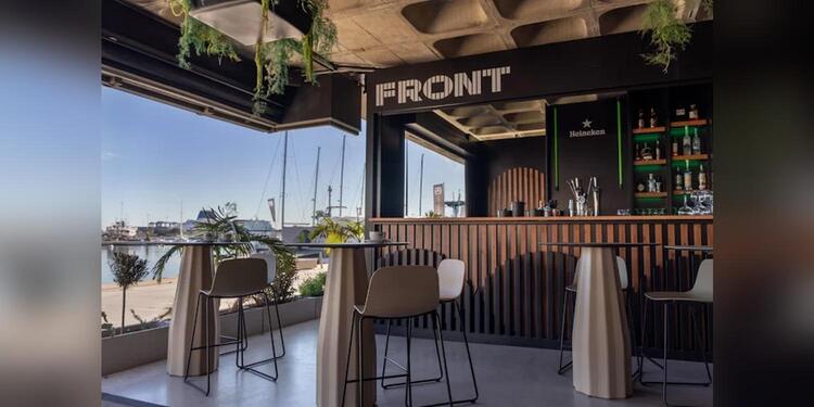 FRONT | Restaurante La Marina de Valencia, Edificio The Terminal Hub, restaurant