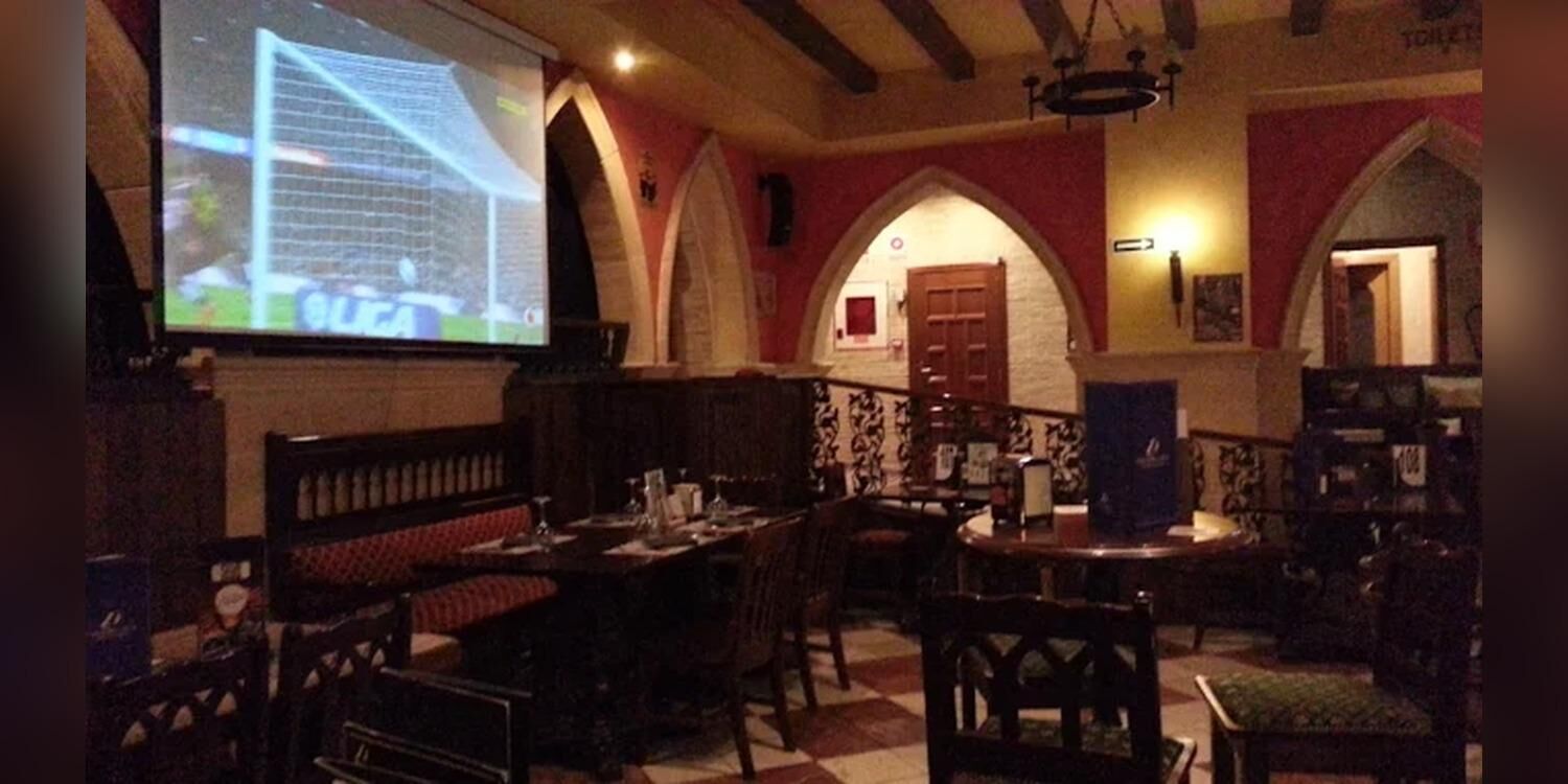 The central abbey, bar