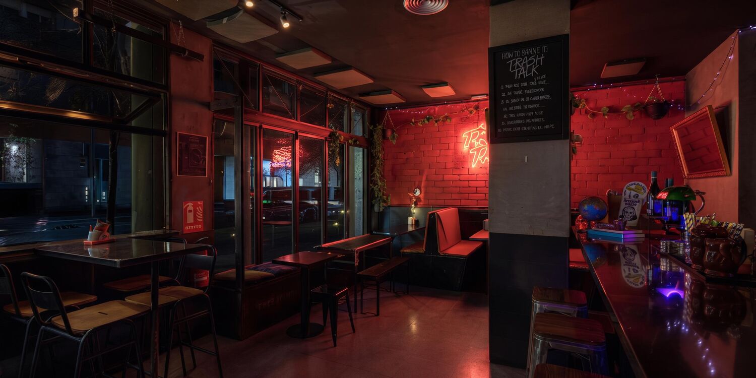 Trash Talk - Food and Booze, bar